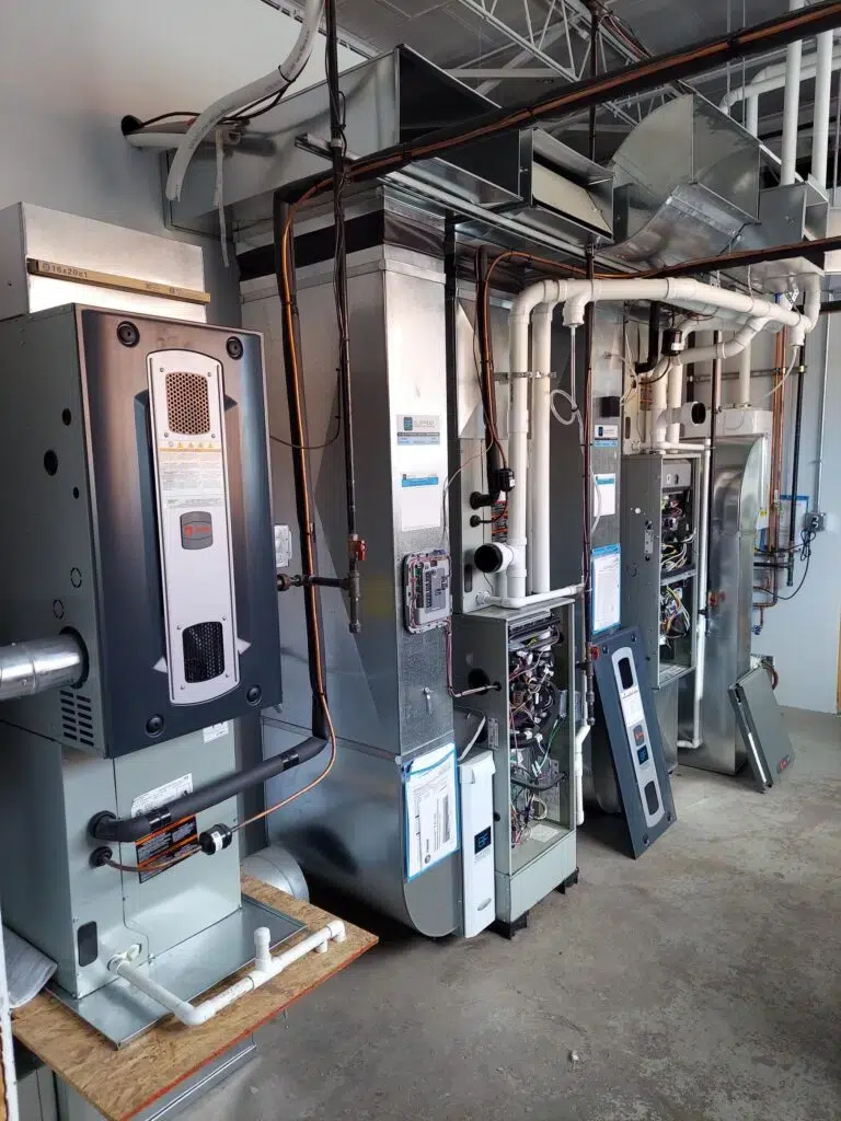 Newly installed furnace